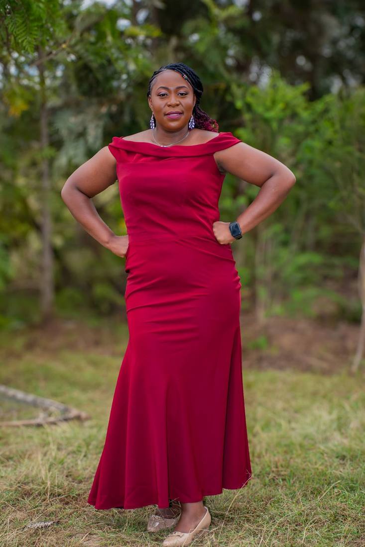 Evening gown portrait